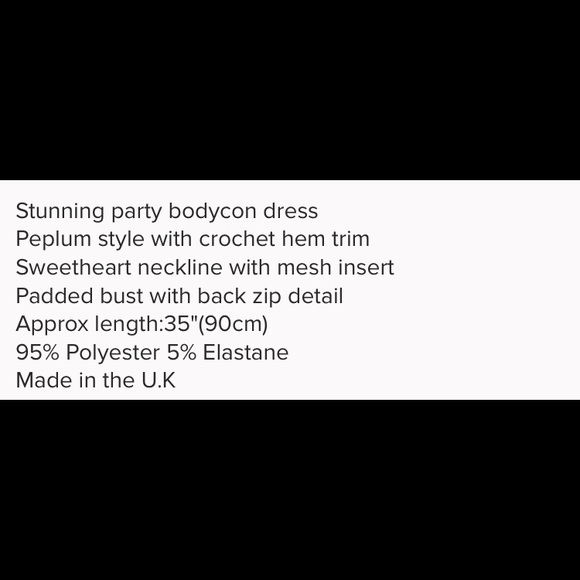 ✨FLASH SALE!!✨5⭐️NEW CHIC BLACK PEPLUM DRESS w/ LACE DETAIL✨PERFECT LBD!😍 - Picture 5 of 8